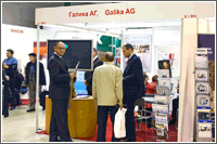 The booth of Galika AG: heat-treating equipment with the training of the Customer's staff in the machines operation