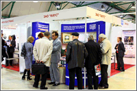 The booth of MIUS: development and production of laboratorial and industrial electro-thermal equipment, multi-purpose equipment with built-in endogenerator for thermal and thermo-chemical processing, furnaces for steel and alloy processing in boiling bed