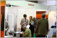 The booth of Sandvik:Production of resistance material, heating elements and heating systems