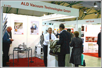 The booth of ALD - Advanced Vacuum Technology for Heat Treatment Applications: furnace equipment, processes and services in the field of vacuum technology