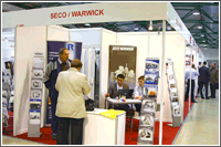 The booth of SECO/WARWICK S.A.: of vacuum furnaces for metal heat treatment for automotive, aerospace, tool, electronic, defense and medical industry, custom build furnaces, spare parts, overhaul and servicing of the systems, consultancy