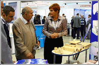 The booth of MIUS: development and production of laboratorial and industrial electro-thermal equipment, multi-purpose equipment with built-in endogenerator for thermal and thermo-chemical processing, furnaces for steel and alloy processing in boiling bed