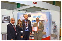 Handing the diploma to IOB: builds for steel industry, machine building industry, foundries, aluminium industry different type of furnaces: roller hearth, walking beam, rotary hearth, pusher type, bogie furnaces